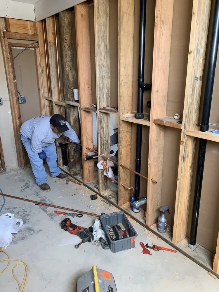 Commercial rough-in plumbing for Trenchless Sewer Repair in Manassas